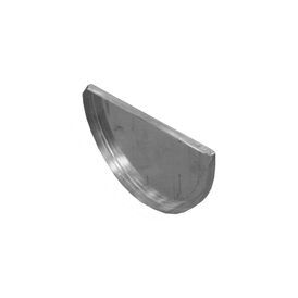 Stainless Gutta Half Round Gutter - Stop End