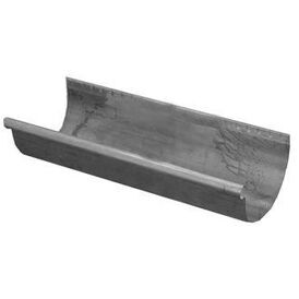 Zinc Gutta Zinc Large Half Round Corner - 90º Internal - 185mm x 95mm