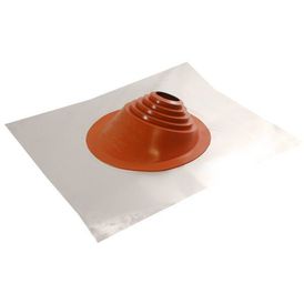 Aztec Master Flash Residential No 1 Silicone Pipe Flashing - Red (69mm - 203mm)