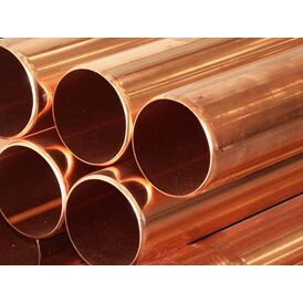 Coppa Gutta Copper 100 ø Round Downpipe - 2.4m