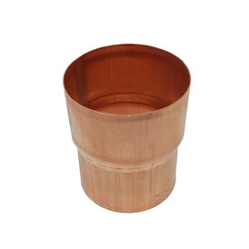 Coppa Gutta Copper 80x80mm Round Connector