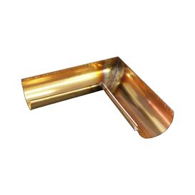Coppa Gutta Copper Large Half Round Corner - 135º Internal - 185mm x 95mm