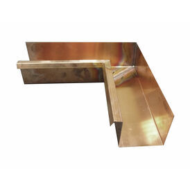Coppa Gutta Copper Standard Box Corner - Special Angle Internal - 90mm x 65mm
