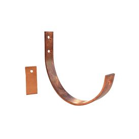 Coppa Gutta Copper Standard Half Round Bracket (loose tab) - Fascia - 125mm x 70mm