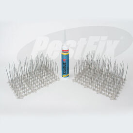 Seagull Spikes in Stainless Steel 5 Metre Kit FREE Adhesive
