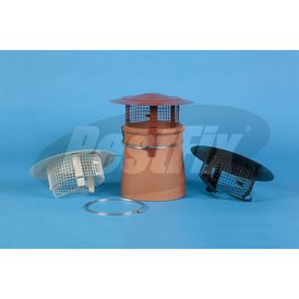 Chimney Cowl Standard Height Bonnet Top Rain Guard