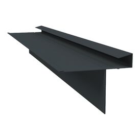 Kytun Slate Dry Verge PVC (T2) Black - 3m Length (Pack of 8)