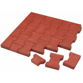 Guardian Rubberlok Play Safe Cobble Brick Blocks - Red