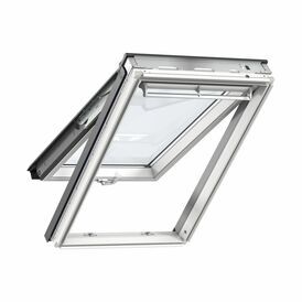 VELUX GPL FK06 2066 White Painted Top Hung Window - 66cm x 118cm