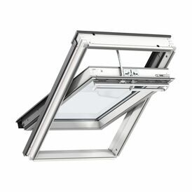 VELUX GGL SK01 207030 White Painted Centre Pivot Solar INTEGRA Window - 114cm x 70cm