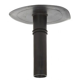 TRC EPDM Flat Roof Rainwater Drainage Outlet - Black