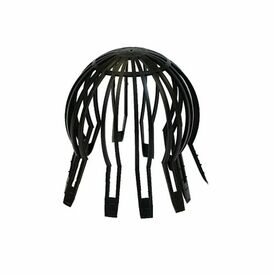 TRC Domed Leaf Guard For Flat Roof Drain Outlet - Dark Grey