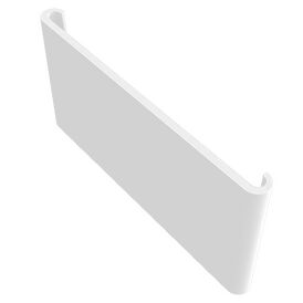 Freefoam 455mm Double Ended Bullnose Window Board - White (5m)