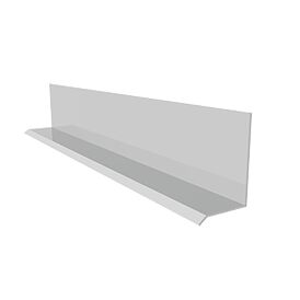Freefoam PVC Cladding Drip Edge Trim - White (3m)