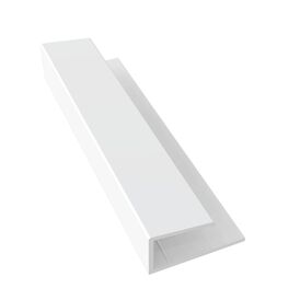 Freefoam Universal PVC Cladding ‘J’ Edge Trim – 3m