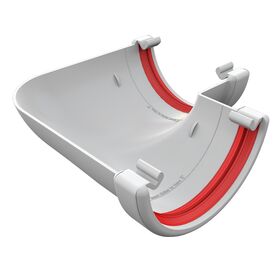 Freeflow 112mm uPVC 90° Half Round Gutter Angle