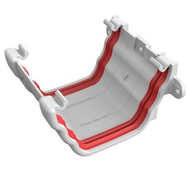 Freeflow 135mm uPVC Ogee Gutter Union Bracket
