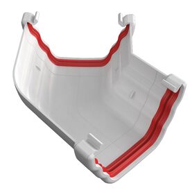 Freeflow 135mm uPVC Ogee 135° Gutter Angle