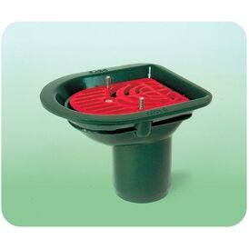 Caroflow 100mm Flat Roof Balcony Outlet With Ext. Spigot