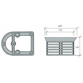 Caroflow Extension Ring For Balcony Drainage Outlets
