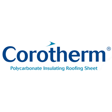 Corotherm Polycarbonate 10mm PVC Sheet Closure White 2100mm