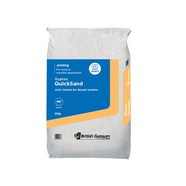 British Gypsum Gyproc Quicksand Plasterboard Jointing Cement - 25kg