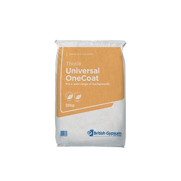 British Gypsum Thistle Universal One Coat Plaster - 25kg