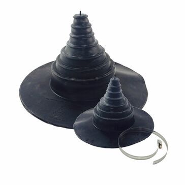 ClassicBond EPDM Waterproof Pipe Boot Seal with Adjustable Hose Clip