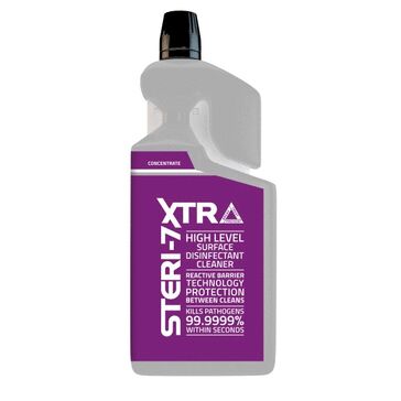 STERI-7 XTRA Surface Disinfectant Cleaner Concentrate - 1 Litre (Effective Against Covid-19)