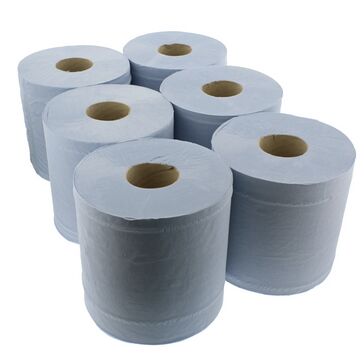 Blue Centrefeed 2 Ply Tissue Roll (150m Roll)