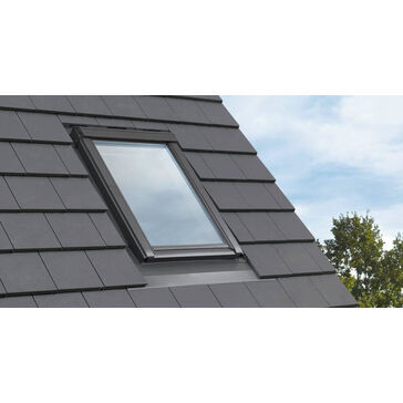 VELUX EDT UK04 2000 Flat Concrete Tile Flashing Kit - 134cm x 98cm