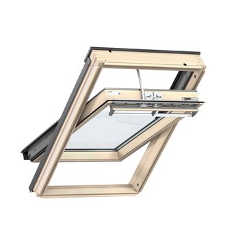 VELUX GGL PK25 3062 Triple Glazed Centre Pivot Pine Window - 94 x 55cm