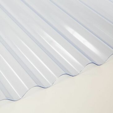 Mistral Super Weight Corrugated PVC Roof Sheeting (Clear) - 3050mm x 762mm x 1.3mm
