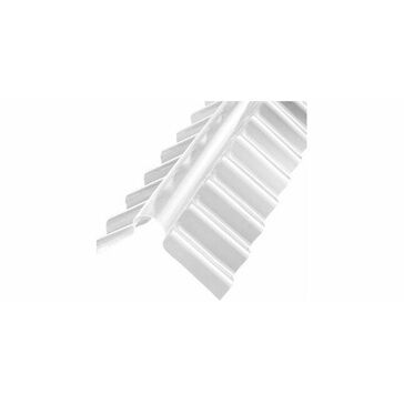 Mistral 3" Clear Corrugated PVC Ridge Flashing