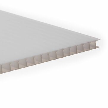 Force 10mm Opal Twinwall Polycarbonate Roof Sheet