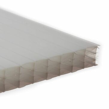 Force 25mm Opal Multiwall Polycarbonate Roof Sheet