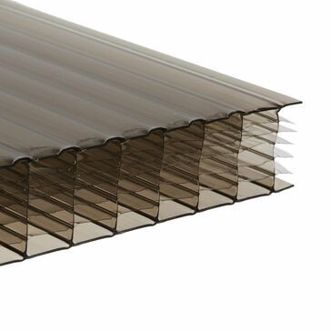 Storm Force 35mm Bronze Multiwall Polycarbonate Roof Sheet
