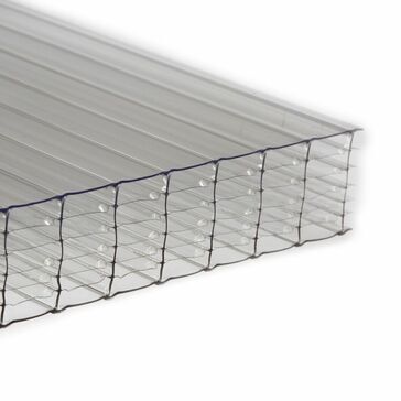 Force 35mm Clear Multiwall Polycarbonate Roof Sheet