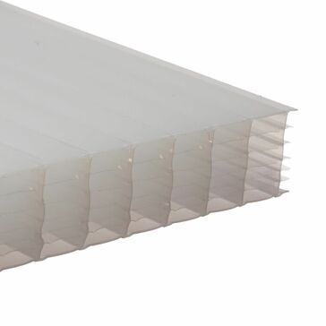 Force 35mm Opal Multiwall Polycarbonate Roof Sheet