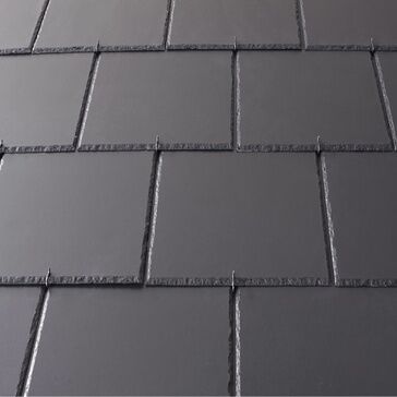 Cedral Birkdale Blue/Black Smooth Slate Roof Tile - 600mm x 300mm (Pack of 15)