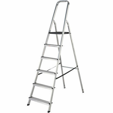 Werner High Handrail Aluminium Step Ladder