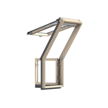 VELUX GEL M08 3065 Lacquered Pine Single Top Part Terrace System - 78cm x 140cm