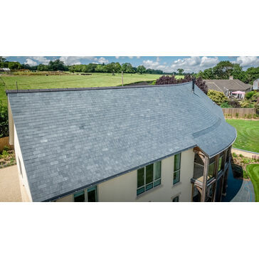 SSQ Riverstone First Grey Argentinean Slate Roof Tile - Medium Grey (500mm x 250mm)