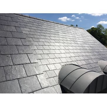 SSQ Domiz Prime Spanish Slate Roof Tile - Blue/Grey (500mm x 250mm)