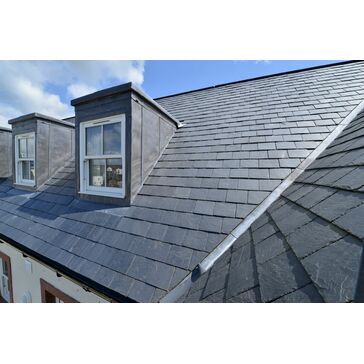 SSQ Domiz Standard Spanish Slate Roof Tile - Blue/Grey (500mm x 250mm)