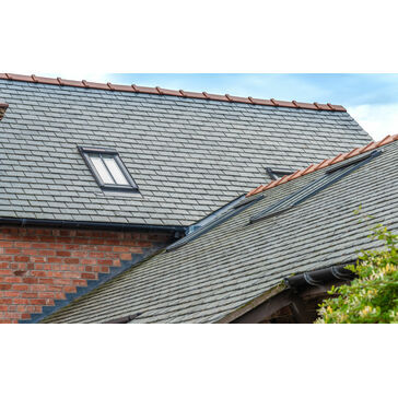 SSQ Montegris Standard Argentinean Slate Roof Tile - Mid Grey (500mm x 450mm)