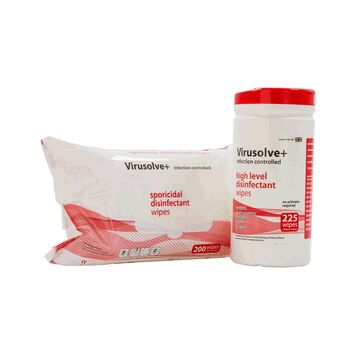 Virusolve Plus Sporicidal Disinfectant Wipes (225)