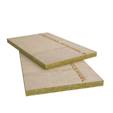 Rockwool Rockfloor Thermal Floor Insulation - 80mm x 600mm x 1000mm (30/Pal Min 18 Pallets)