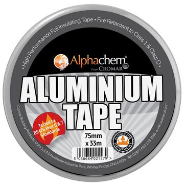 Cromar Alpha Chem Aluminium Foil Tape (33m)