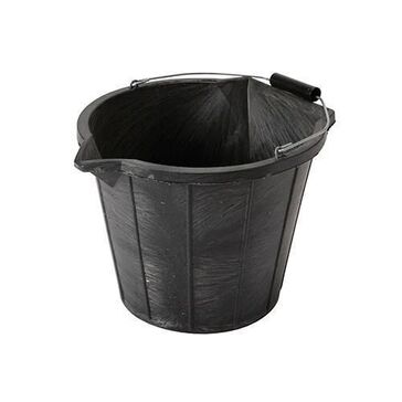 Plastic Bucket 3 Gallon - Black